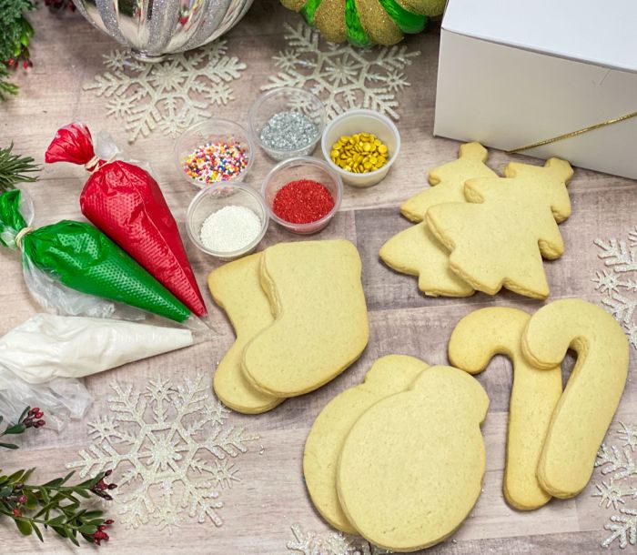 Christmas cookie decoration kits