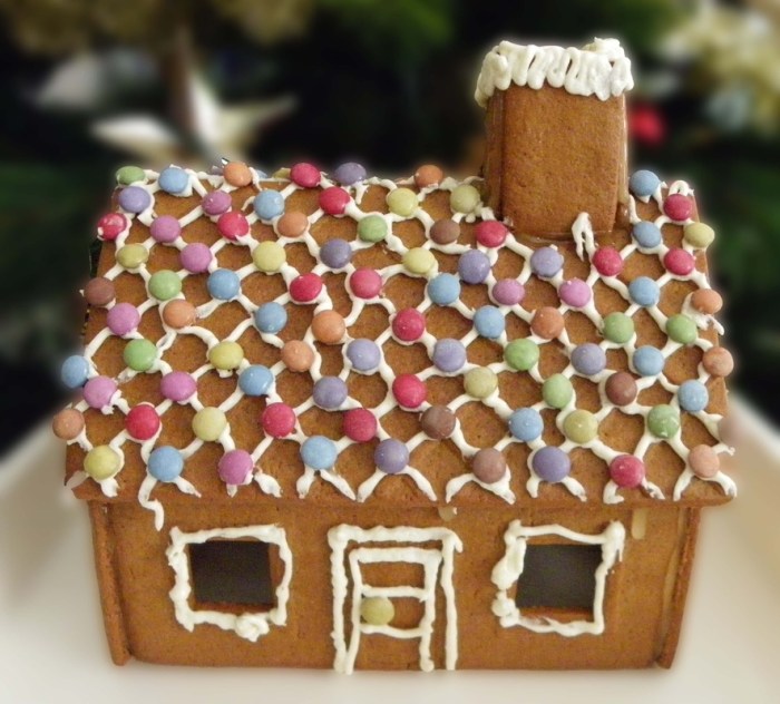 Gingerbread house christmas decoration