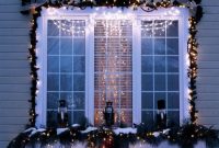 Exterior window christmas decoration ideas