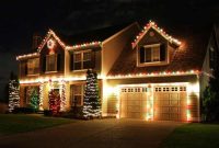 Outdoor christmas light decoration