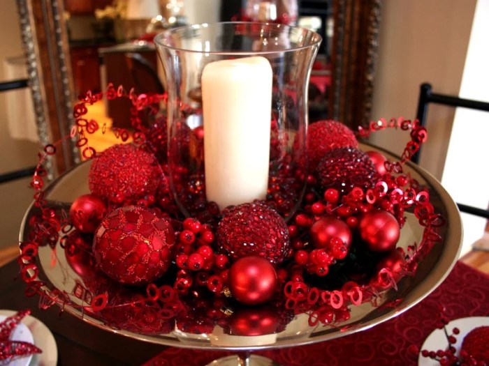 Red christmas decoration ideas