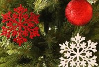 Snowing christmas tree decoration