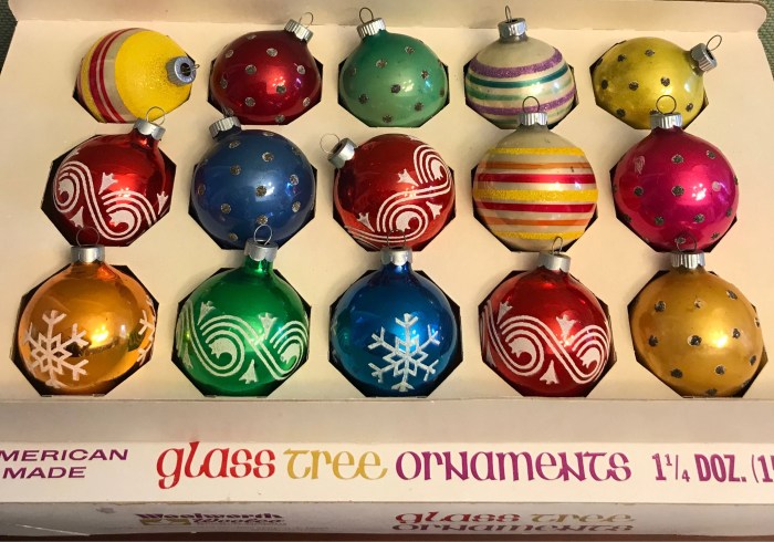 Ornaments glass vintage tree christmas ball mytravelingboutique set