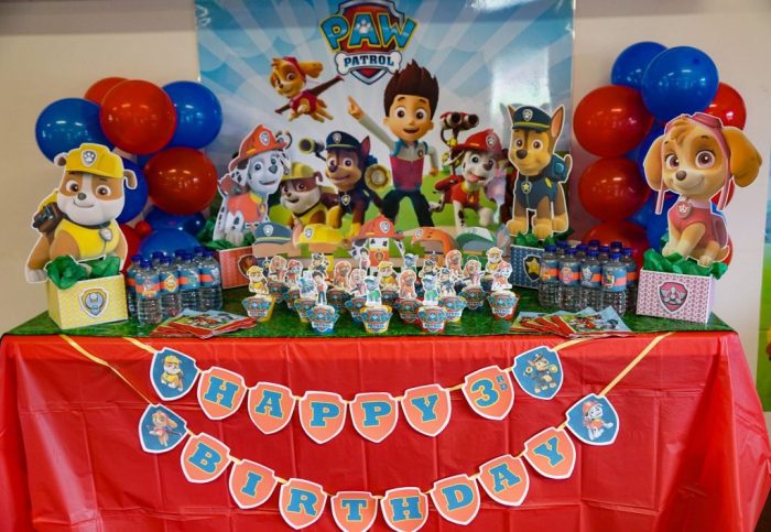 Paw patrol birthday decoration